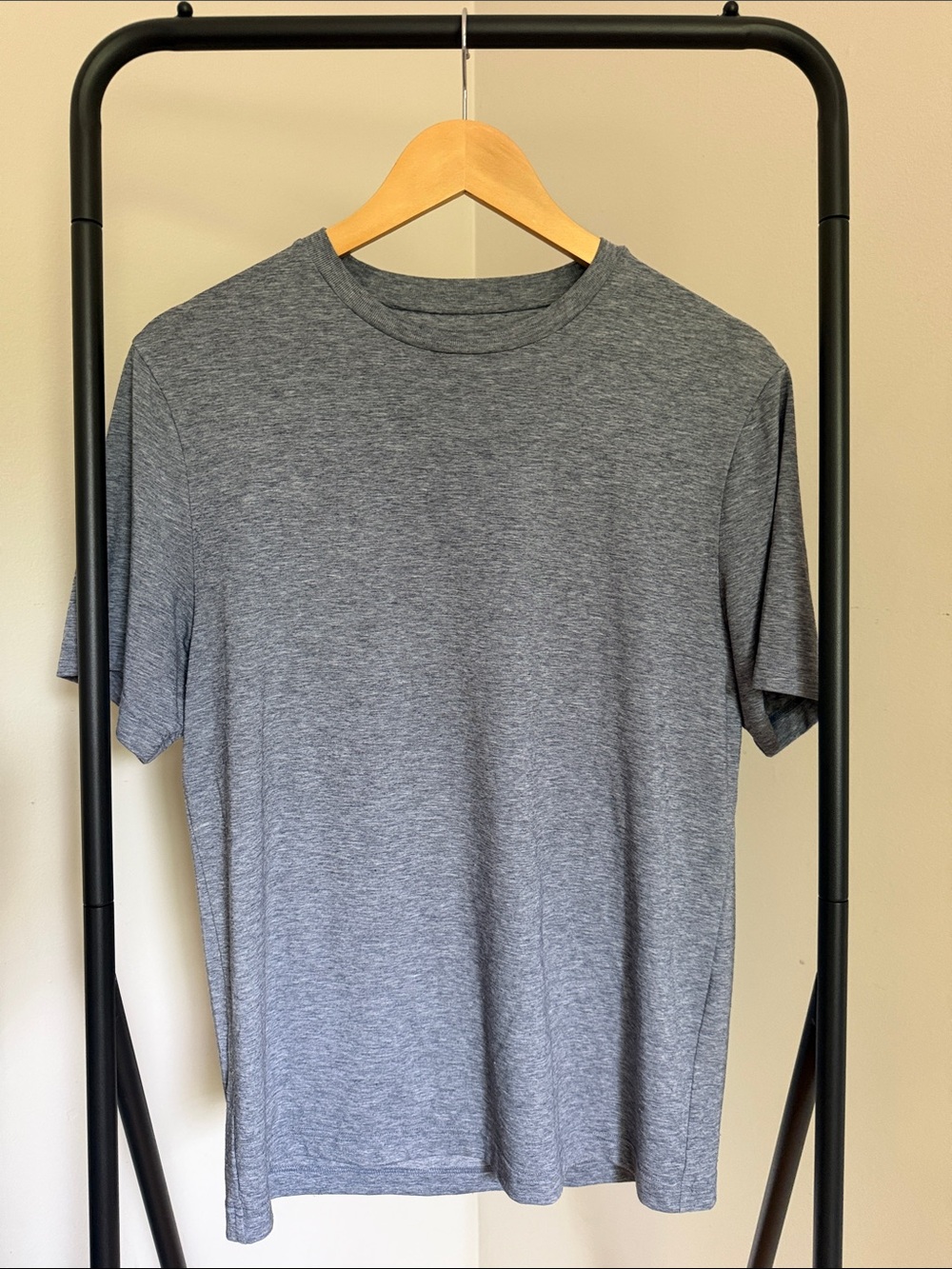 Outdoor Voices CloudKnit Men's Grey Heather Crew Neck Shirt